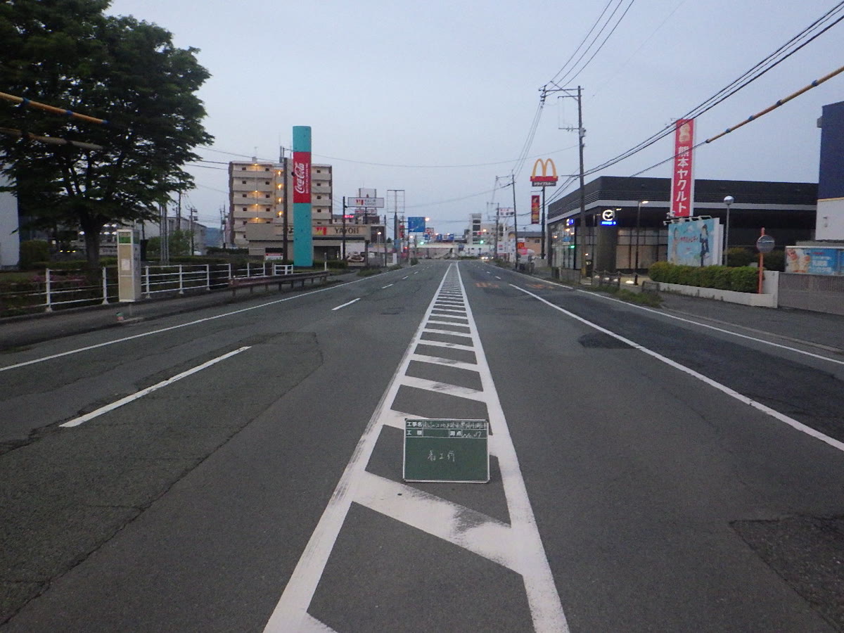 南高江地区路面整備外1期工事　完成（別アングル）